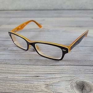 Ray-Ban Jr RB 1530 3588‎ Brown Orange Rectangle Eyeglasses Frames 48-16 130